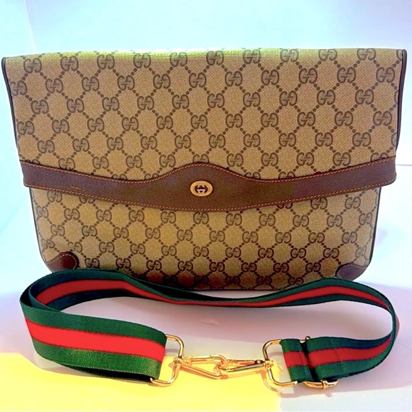 Gucci Handbags - 🇮🇹Gucci GG Monogram Coated Canvas Clutch 💼